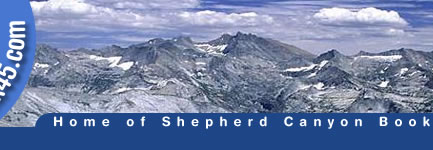 Sierra Nevada Scene on the John Muir Trail in Yosemite National Park or Sequoia-Kings Canyon National Park